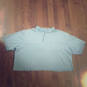 Vintage cropped polo